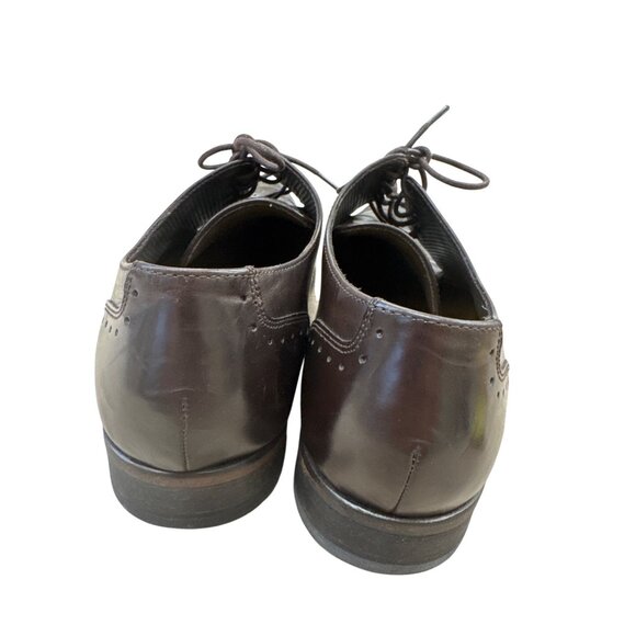 Cole Haan Mens Brown Leather Oxford Dress Shoes 10.5M SKU 7345 main image 4